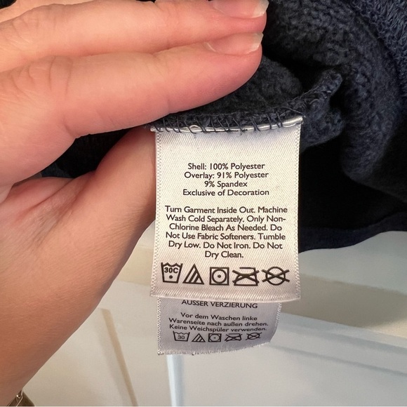 Men’s Eddie Bauer blue quarter zip pullover sweater size 2XL - Picture 4 of 5